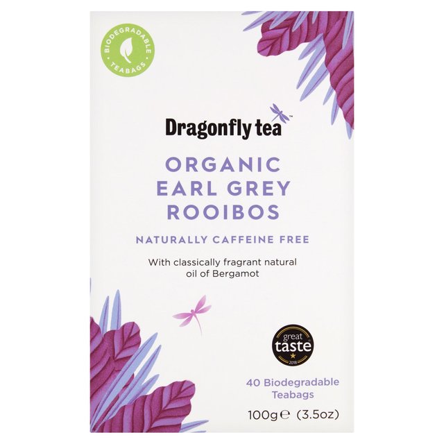Dragonfly Rooibos Organic Earl Grey 40 per pack Botiga