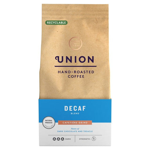 Union Decaf Cafetiere Grind 200g Botiga