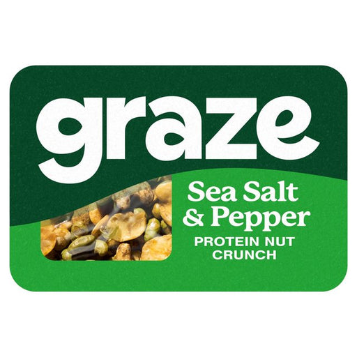 Graze Protein Salt & Pepper Vegan Mixed Nuts Snack 28g Botiga