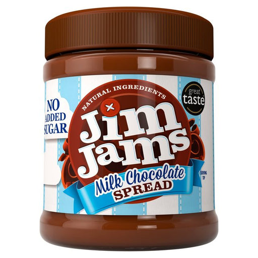 JimJams No Added Sugar Milk Chocolate Spread 350g Botiga