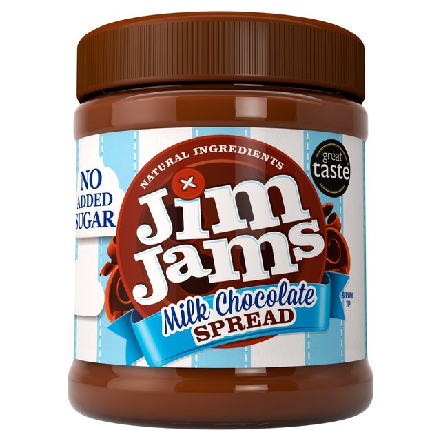 JimJams No Added Sugar Milk Chocolate Spread 350g Botiga