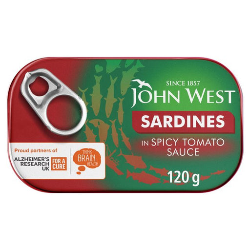 John West Sardines In Spicy Tomato Sauce 120g Botiga