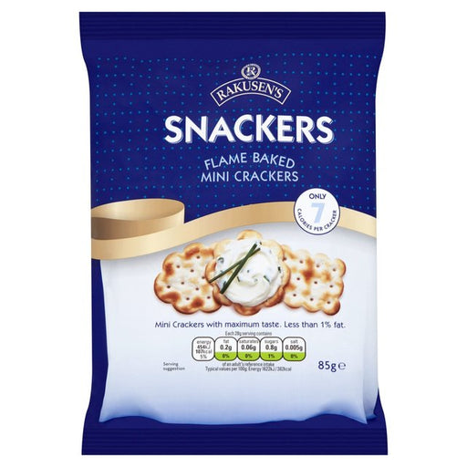 Rakusen's Plain Snackers 85g Botiga