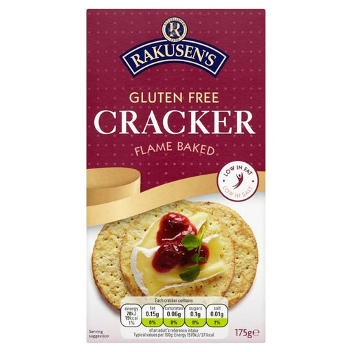 Rakusen's Gluten Free Crackers 175g Botiga