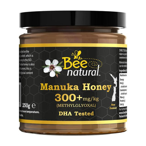 Bee Natural Manuka Honey 300+mg/kg Methylglyoxal 250g Botiga