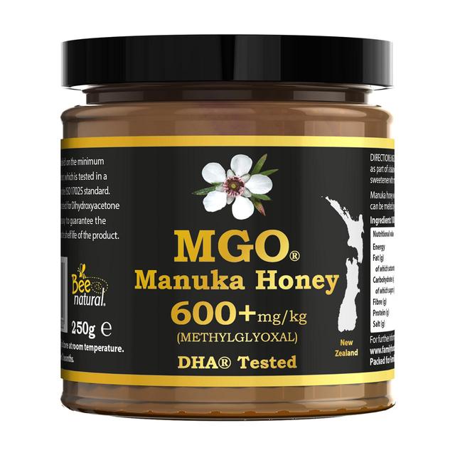 MGO Manuka Honey 600+mg/kg Methylglyoxal 250g Botiga
