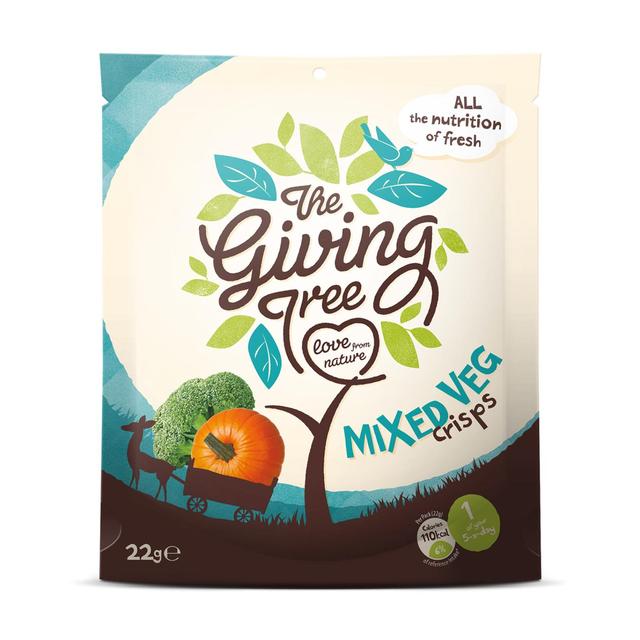 The Giving Tree Vacuum Fried Mixed Veggie Crisps 22g Botiga
