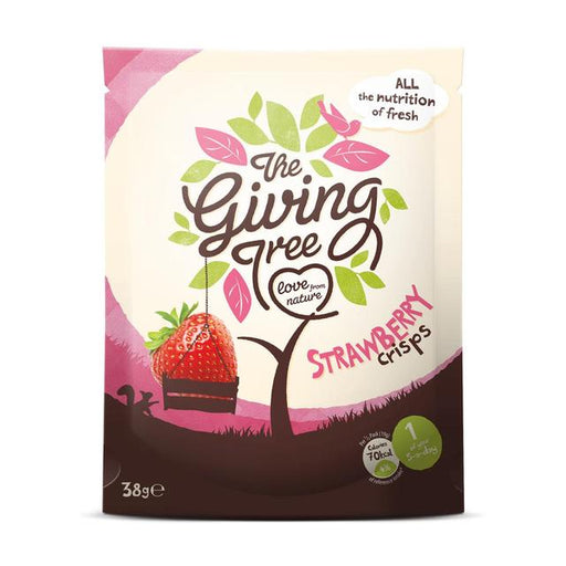 Giving Tree Freeze Dried Strawberry Crisps 38g Botiga