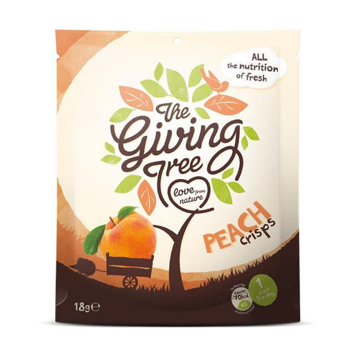 The Giving Tree Freeze Dried Peach Crisps 18g Botiga
