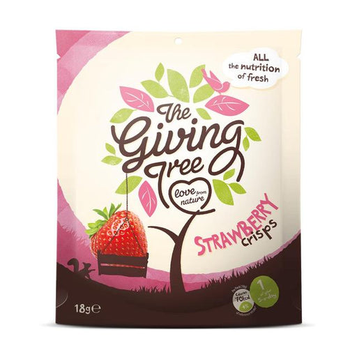 The Giving Tree Freeze Dried Strawberry Crisps 18g Botiga