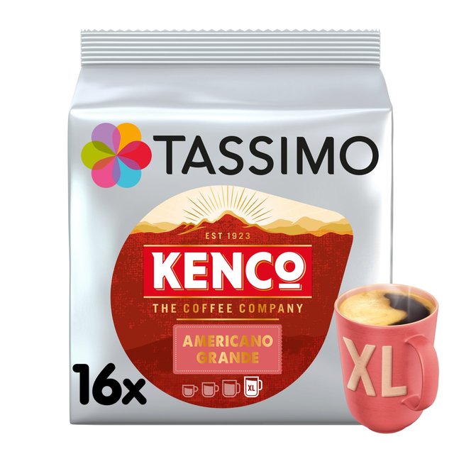 Tassimo Kenco Americano Grande Coffee Pods 16 per pack Botiga