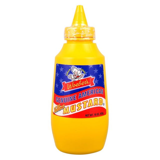 Woebers American Mustard 453g Botiga