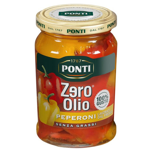 Ponti Zero Oil Grilled Peppers 290g Botiga