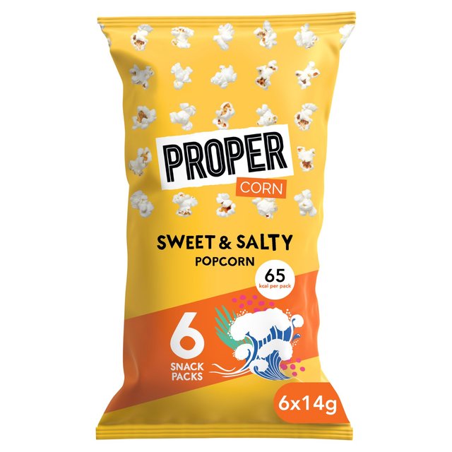 Propercorn Sweet & Salty Multipack 6 per pack Botiga