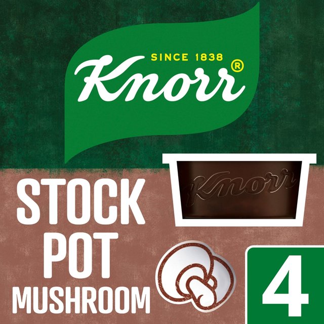 Knorr Mushroom Stock Pot 4 x 28g Botiga