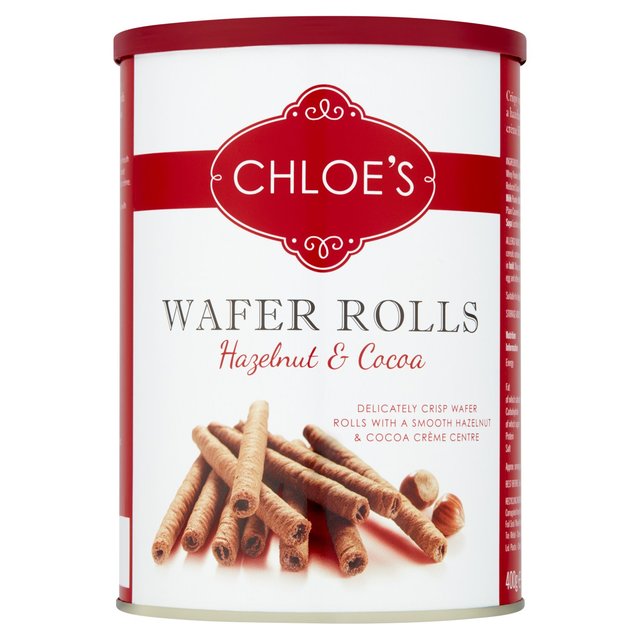 Chloe's Hazelnut & Cocoa Wafer Rolls 400g Botiga