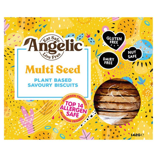 Angelic Free From Multi Seed Crackers 142g Botiga