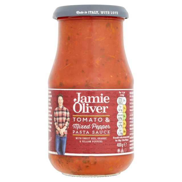 Jamie Oliver Tomato & Mixed Pepper Pasta Sauce 400g Botiga