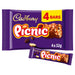 Cadbury Picnic Chocolate Bar Multipack 4 x 32g Botiga