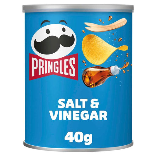 Pringles Salt & Vinegar Crisps Can 40g Botiga