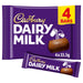 Cadbury Dairy Milk Chocolate Bar Multipack 4 x 33.5g Botiga