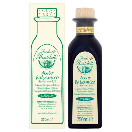 Fondo Montebello Organic Aged Balsamic Vinegar of Modena 250ml Botiga