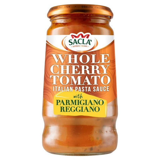 Sacla' Whole Cherry Tomato & Parmesan Pasta Sauce 350g Botiga