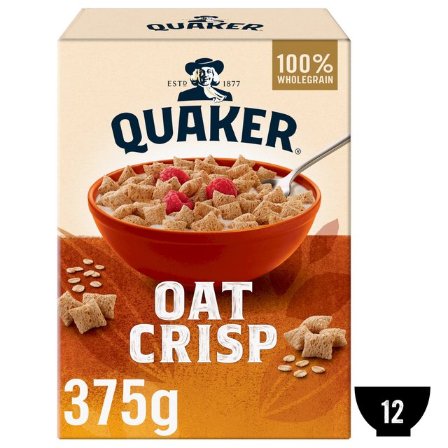 Quaker Original Oat Crisp Cereal 375g Botiga