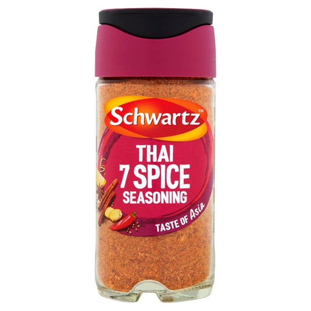 Schwartz Thai 7 Spice Seasoning Jar 52g Botiga