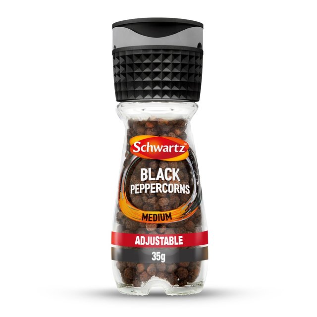 Schwartz Black Pepper Corns Grinder 35g Botiga