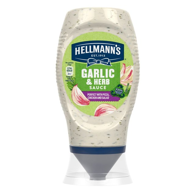 Hellmann's Garlic & Herb Sauce 250ml Botiga