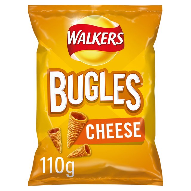 Walkers Bugles Cheese Sharing Bag Snacks 110g Botiga