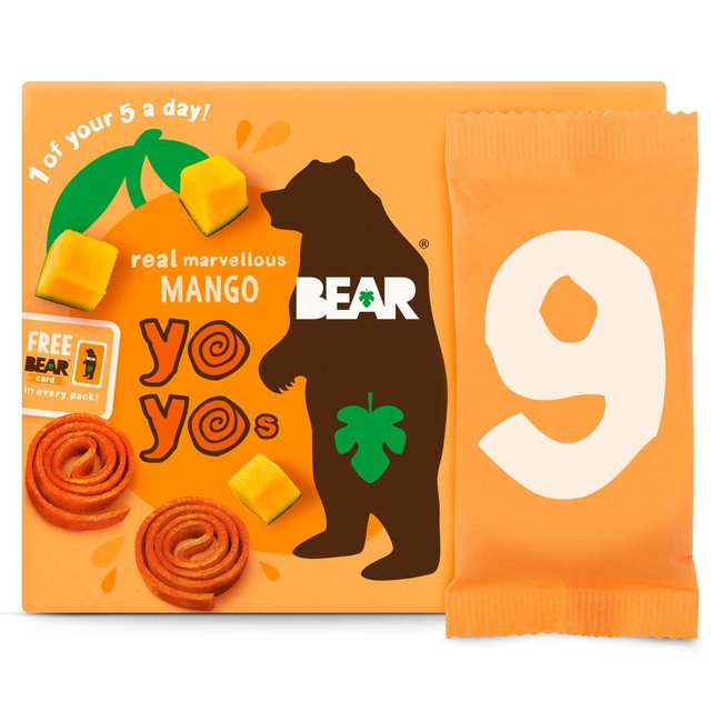 BEAR Fruit Yoyos Mango Family Pack 9 x 20g Botiga