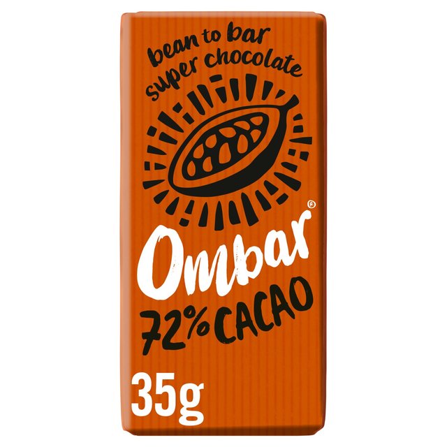 Ombar 72% Cacao Organic Vegan Fair Trade Dark Chocolate 35g Botiga