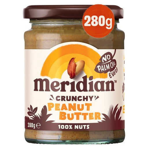 Meridian No Added Salt Crunchy Peanut Butter 280g Botiga