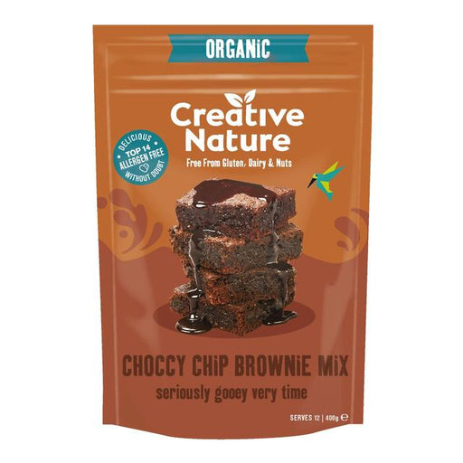 Creative Nature Organic Gluten Free Chia Cacao Brownie Mix 400g Botiga