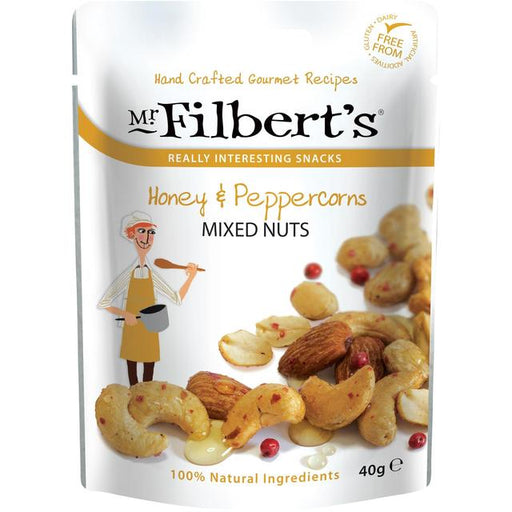 Mr Filberts Honey & Peppercorn Mixed Nuts 40g Botiga