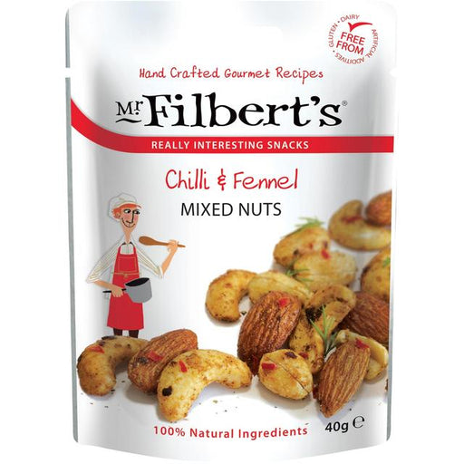 Mr Filberts Chilli & Fennel Mixed Nuts 40g Botiga