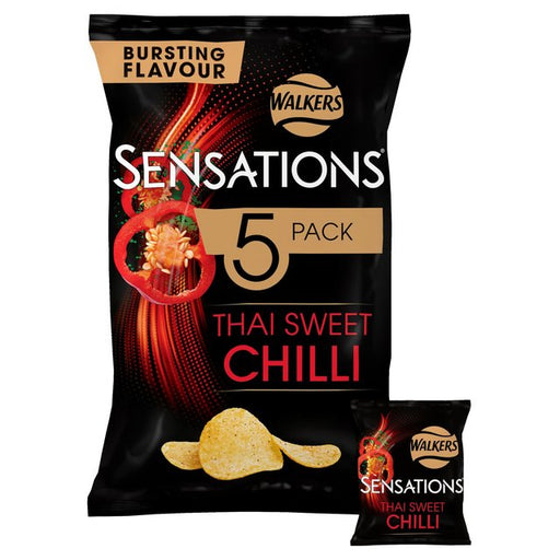 Sensations Thai Sweet Chilli Multipack Crisps 5 per pack Botiga