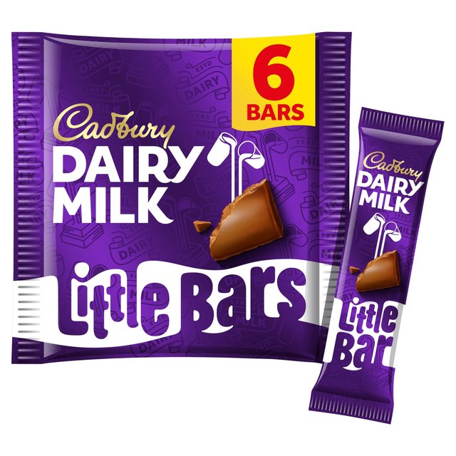 Cadbury Dairy Milk Little Bars Chocolate Multipack 6 x 18g Botiga