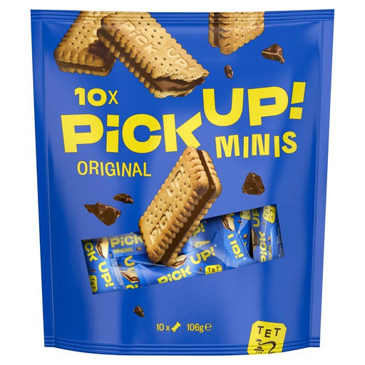 Bahlsen Pick Up! Minis Milk Chocolate Biscuits Bars 10 per pack Botiga