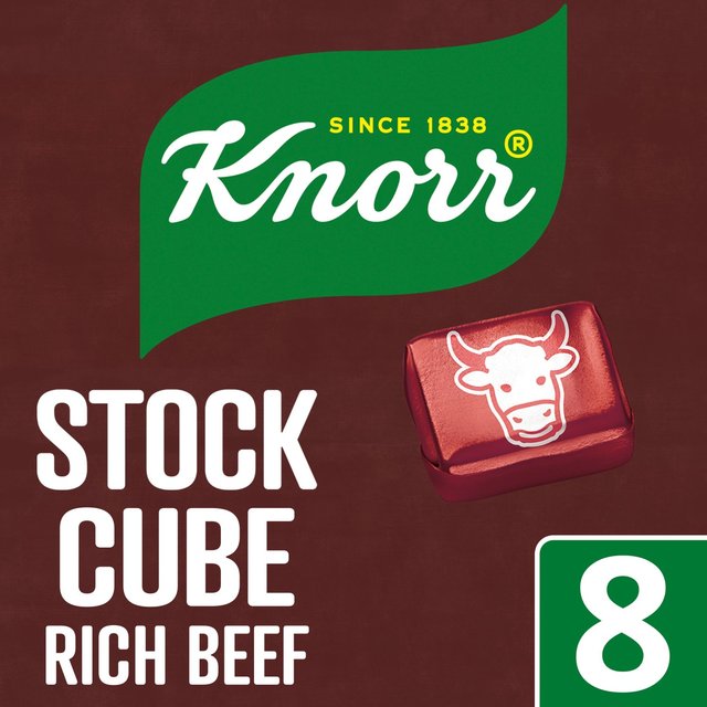 Knorr 8 Rich Beef Stock Cubes 8 x 10g Botiga