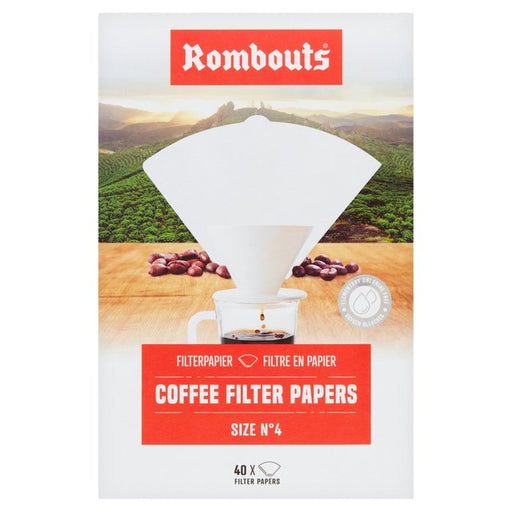 Rombouts Coffee Filter Papers N4 40 per pack Botiga