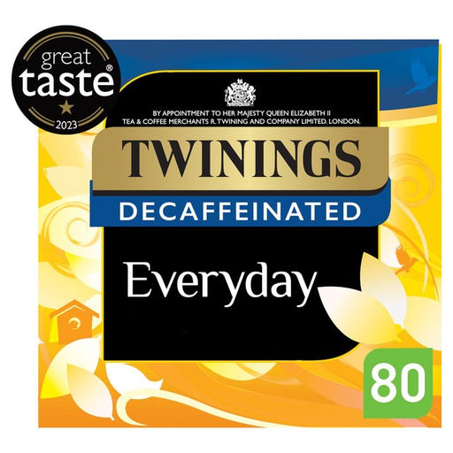 Twinings Decaffeinated Everyday Tea 80 per pack Botiga