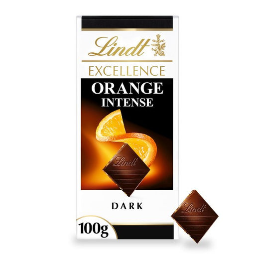 Lindt Excellence Intense Orange Bar 100g Botiga