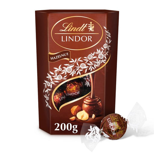 Lindt Lindor Hazelnut Chocolate Truffles 200g Botiga