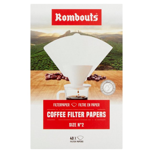 Rombouts Coffee Filter Papers N2 40 per pack Botiga