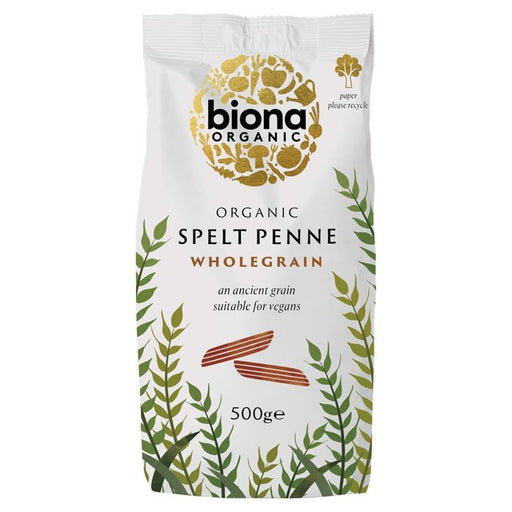 Biona Organic Wholegrain Spelt Penne Pasta 500g Botiga