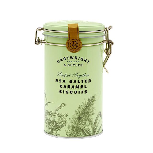 Cartwright & Butler Salted Caramel Biscuits in Tin 200g Botiga