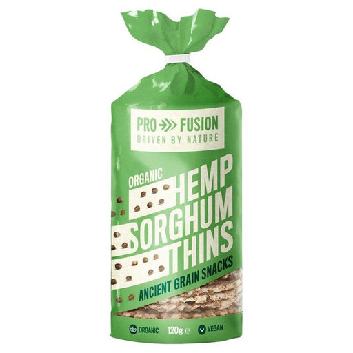 Profusion Organic Gluten Free Hemp Sorghum Thins 120g Botiga